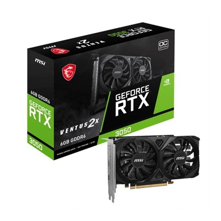Tarjeta grafica msi nvidia geforce rtx 3050 ventus 2x oc 6gb gddr6