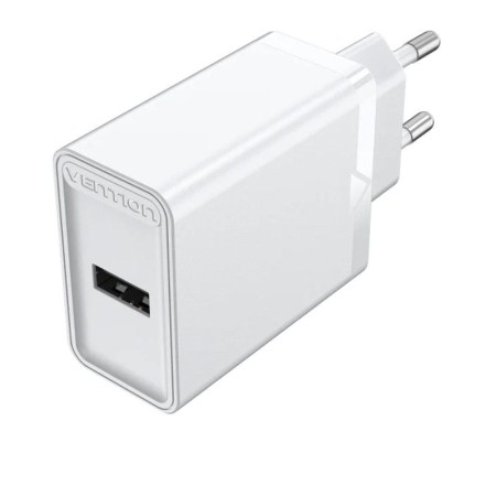 Cargador de Pared Vention FAAW0-EU/ 1xUSB/ 12W