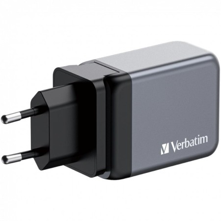 Cargador de Pared Universal Verbatim GNC-65/ 2xUSB Tipo-C/ 1xUSB/ 65W