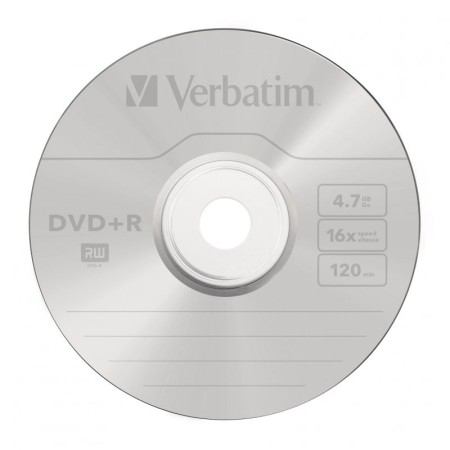 DVD-R Verbatim Imprimible 16X/ Tarrina-25uds