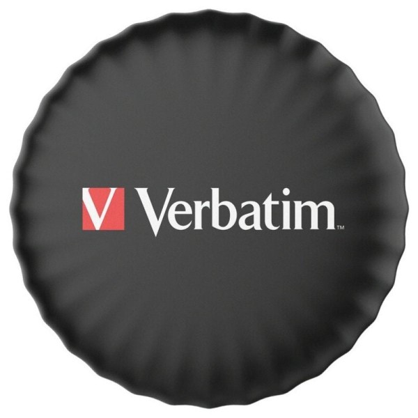 Localizador Verbatim My Finder Coin Bluetooth Tracker MYFC-01B compatible con Apple/ Incluye Llavero y Pila/ Negro