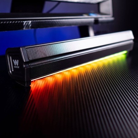 Barra de Sonido RGB con Bluetooth Woxter Big Bass 310 BT/ 20W/ 2.0