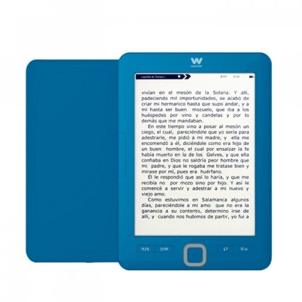 Libro Electrónico Ebook Woxter Scriba 195/ 6"/ Tinta Electrónica/ Azul