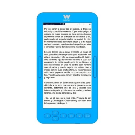 Libro Electrónico Ebook Woxter Scriba 195 S/ 4.7"/ Tinta Electrónica/ Azul