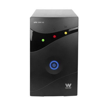 SAI Línea Interactiva Woxter UPS 1200 VA/ 1200VA-720W/ 3 Salidas/ Formato Torre