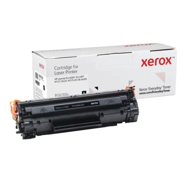 Tóner compatible Xerox 006R03650 compatible con HP CF283A/ 1500 páginas/ Negro