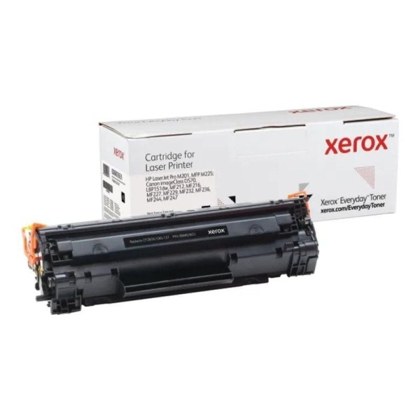 Tóner compatible Xerox 006R03651 compatible con HP CF283X/CRG-137/ 2200 páginas/ Negro