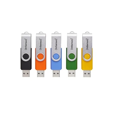 Memoria usb 3.2  intenso office line multipack 64gb 5 unidades