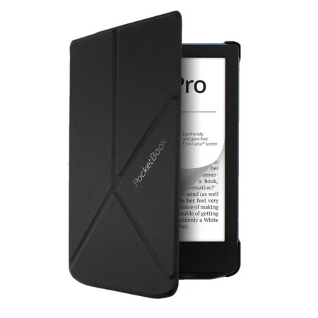 Pocketbook funda shell series verse  verse pro - origami color negro