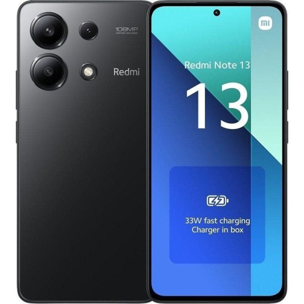 Smartphone Xiaomi Redmi Note 13 6GB/ 128GB/ 6.67"/ Negro