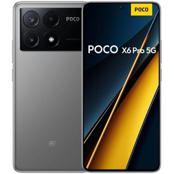 Smartphone Xiaomi POCO X6 Pro 12GB/ 512GB/ 6.67"/ 5G/ Gris