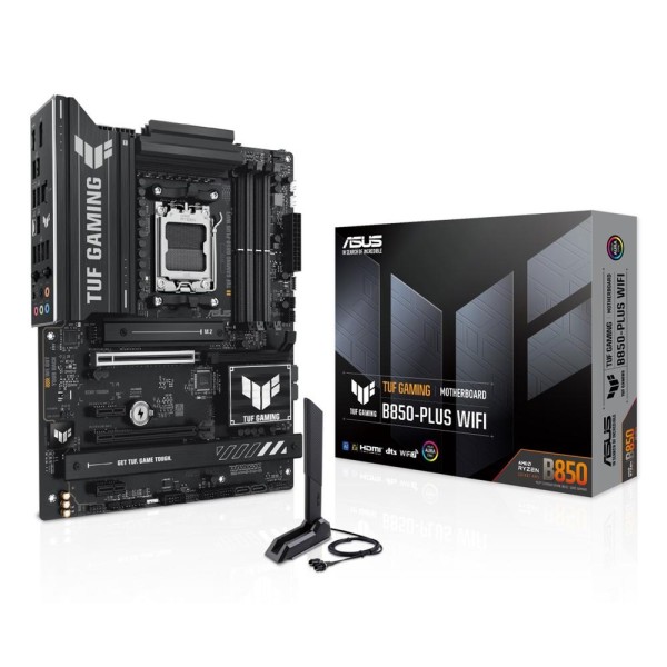 Placa base asus amd tuf gaming b850 - plus wifi atx -  4x ddr5 -  4x sata3