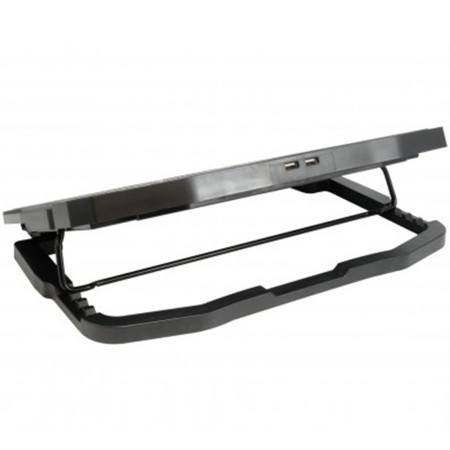Soporte - base de refrigeracion conceptronic thana07b para portatiles hasta 15.6 pulgadas ventiladores 125mm x2
