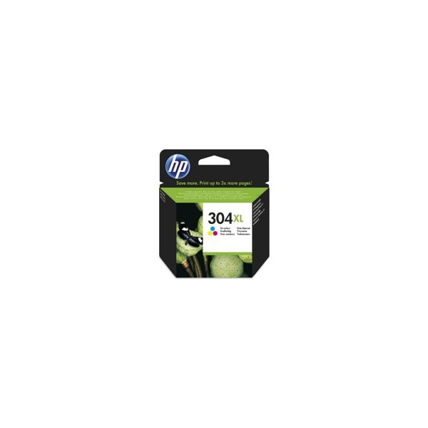 Cartucho tinta hp n9k07ae tricolor 304xl deskjet 3720 3721 3723 3730 3732 3752