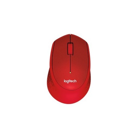 Mouse raton logitech m330 optico wireless inalambrico silent plus rojo