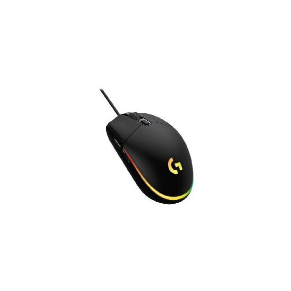 Mouse raton logitech g203 lightsync negro gaming 8.000 dpi 6 botones