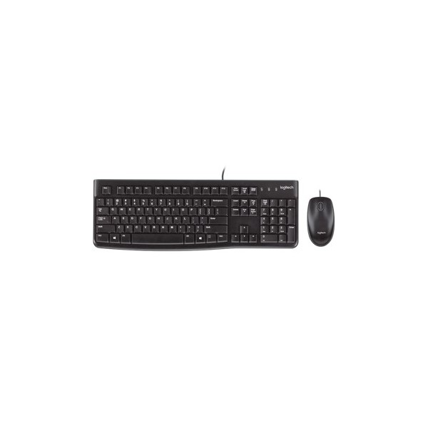 Teclado  mouse logitech mk120 usb 2.0 frances