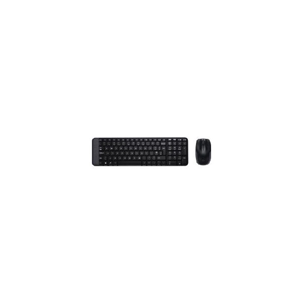 Teclado  mouse logitech mk220 wireless inalambrico ingles (eeuu)