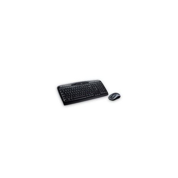 Teclado  mouse logitech mk330 wireless inalambrico usb 2.0 negro 2.4ghz
