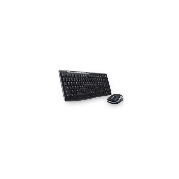 Teclado  mouse logitech mk270 optico wireless inalambrico usb 2.0 negro