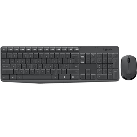 Teclado  mouse logitech mk235 inalambrico ingles internacional