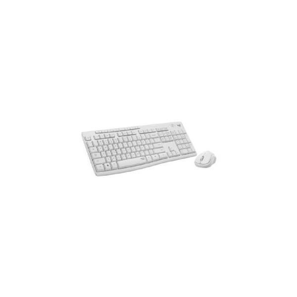 Teclado  mouse logitech mk295 silent blanco wireless inalambrico