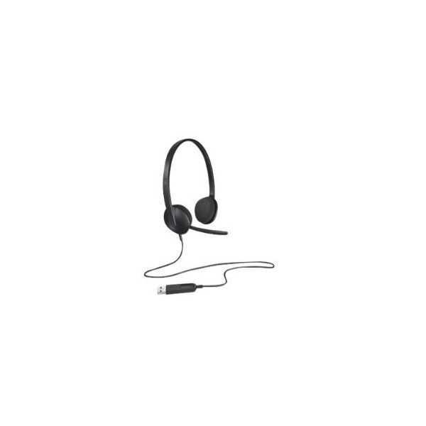 Auriculares con microfono logitech headset h340 usb