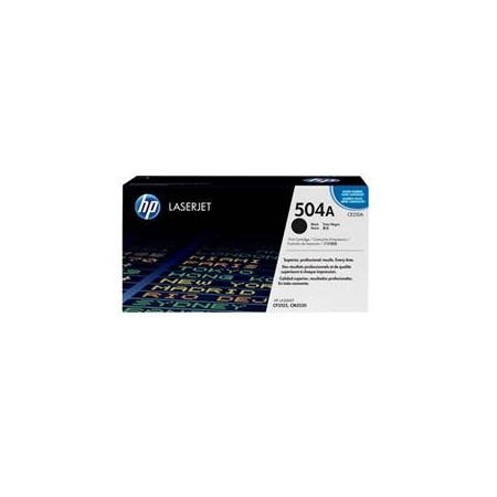 Toner hp 504a ce250a negro 5000 paginas cm3530 -  cp3525