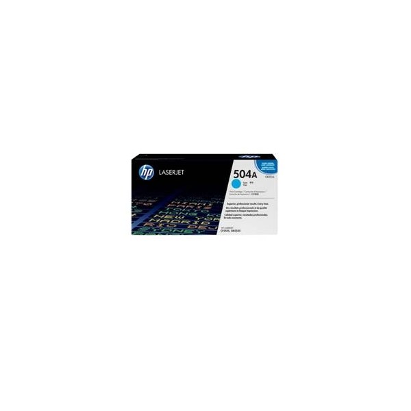 Toner hp 504a ce251a cian 7000 paginas cm3530 -  cp3525