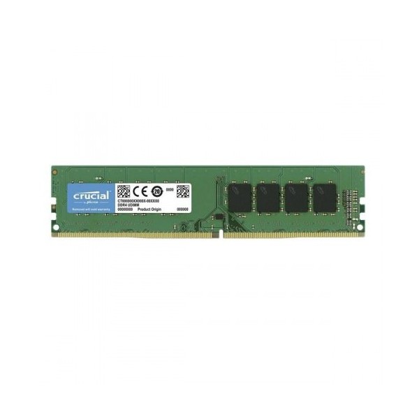 Memoria ram ddr4 8gb crucial - udimm - 3200 mhz - pc4 25600 cl22