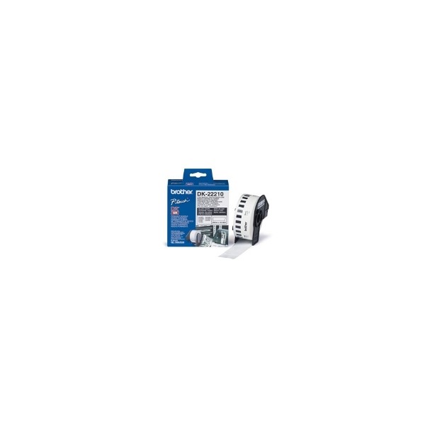 Etiquetas cinta continua brother blanca dk22210 29mmx30.48 ql - 1050 -  ql - 1050n ql - 1060n ql - 500 ql - 500a -  ql - 550 -  