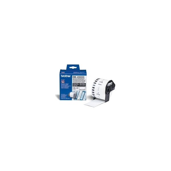 Etiquetas cinta continua brother blanca dk22223 ql - 500a ql - 500bw ql - 560 ql - 570 ql - 580n ql - 1050 ql - 1060n