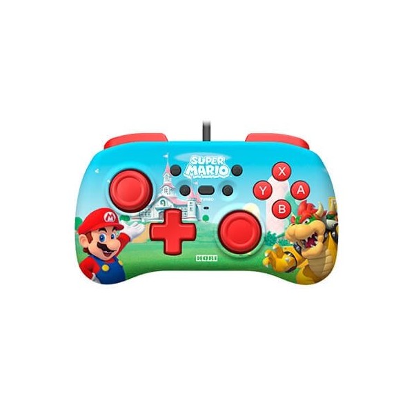 Gamepad hori controller mini super mariob para nintendo switch
