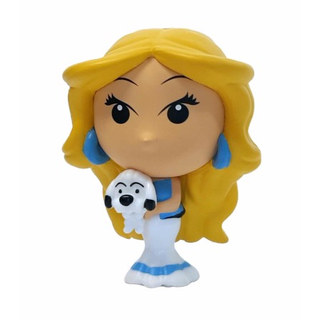 Figura plastoy asterix & obelix falbala e idefix chibi