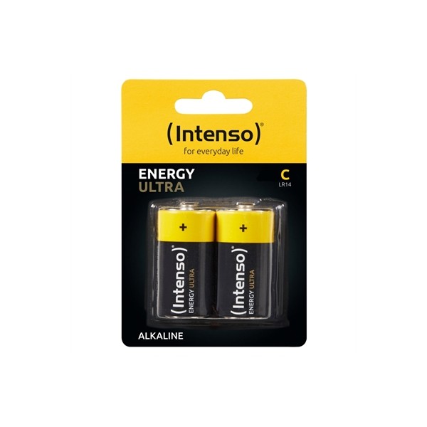 Pack de pilas intenso alcalinas energy ultra c lr14 2 unidades