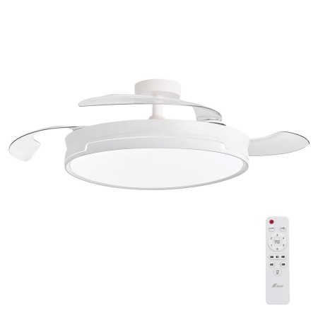 3nod -  ventilador de techo concept ray luz led regulable motor dc 6 velocidades