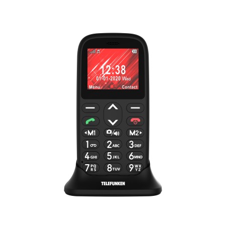 Telefono movil telefunken s410 senior phone - 1.77 pulgadas - negro