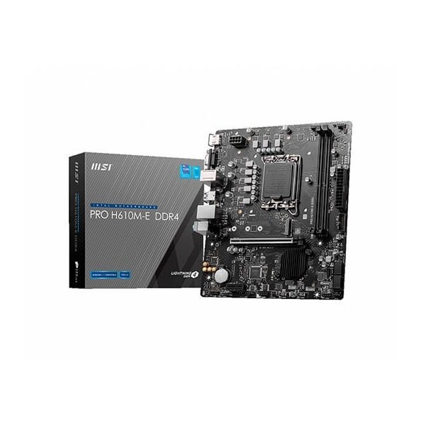 Placa base msi 1700 pro h610m - e ddr4 atx -  2x ddr4 -  4x sata3 -  2x usb 3.2 -  4x usb 2.0 911 - 7d48 - 007