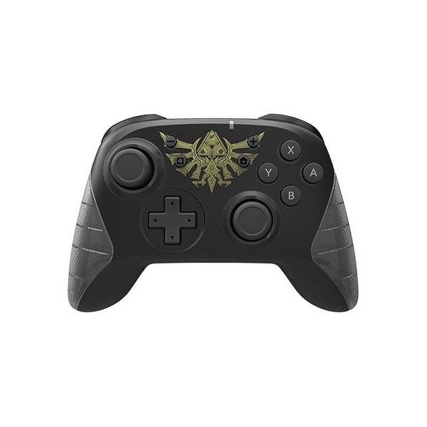 Gamepad hori wireless zelda negro para nintendo switch - inalambrico