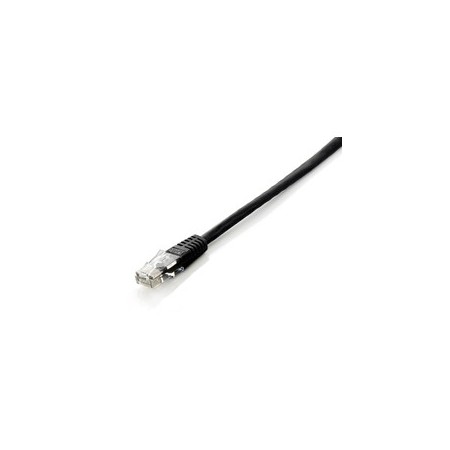 Cable red equip latiguillo rj45 u -  utp cat6 0.5m negro