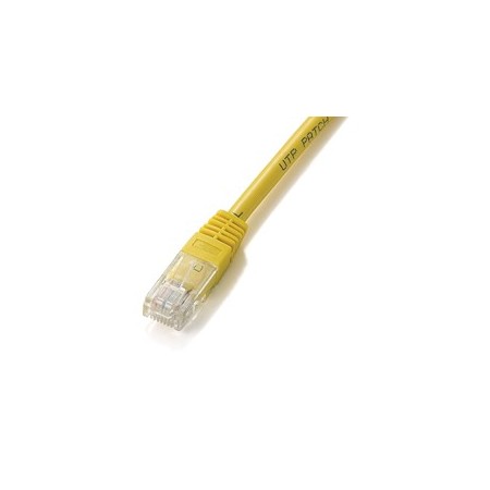 Cable red equip latiguillo rj45 u -  utp cat6 0.25m amarillo