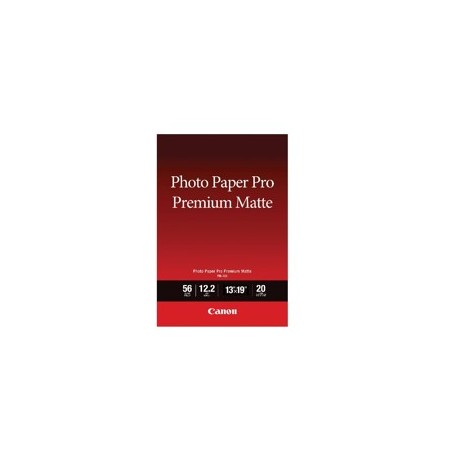 Papel fotografico canon 8657b007 pro premium pm - 101 -  330 x 483 mm -  20 hojas