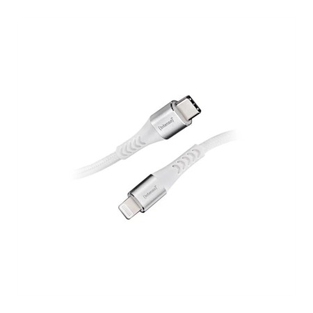 Cable usb c a lightning intenso 1.5m c315l blanco