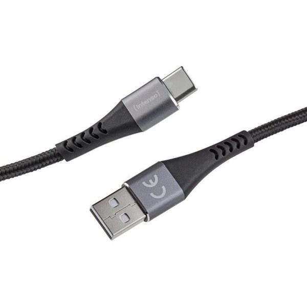 Cable usb tipo c a usb tipo a intenso 1.5m -  macho - macho -  negro