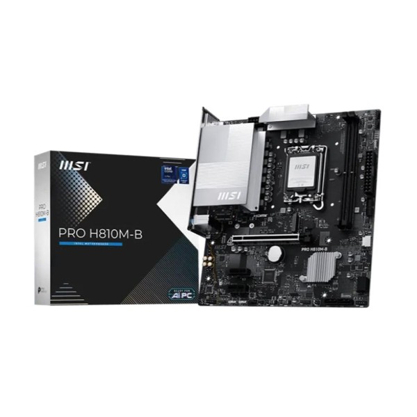 Placa base msi pro pro h810m - b lga 1851 matx -  2x ddr5 -  4x sata3