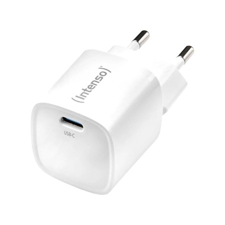 Cargador de pared intenso w30c² gan 30w usb tipo c negro