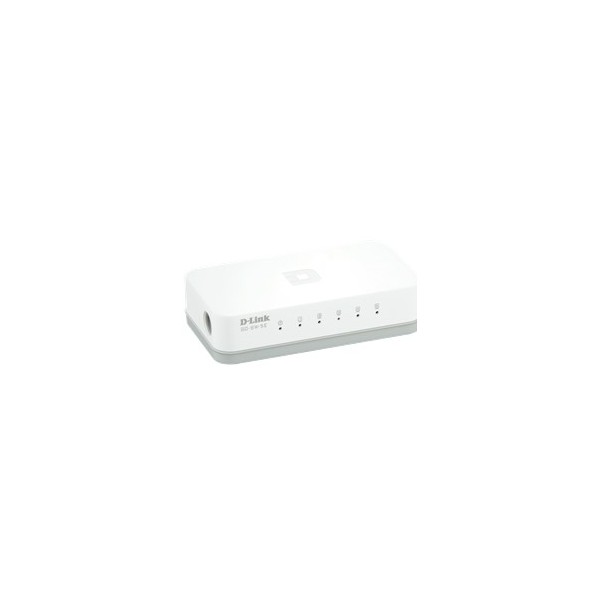 Switch 5 puertos 10 - 100 mb soho d - link
