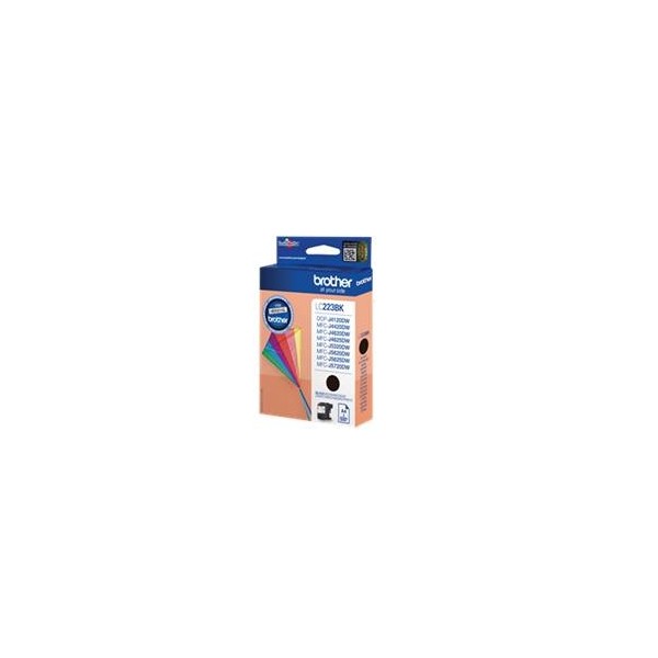 Cartucho tinta brother lc223bkbp negro 550 paginas dcp4120dw -  mfcj4420dw -  mfcj4620dw -  mfcj5320dw -