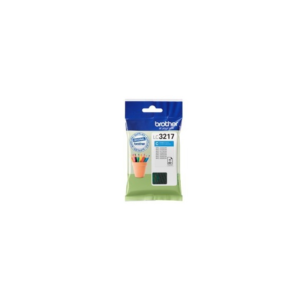 Cartucho tinta brother lc3217c cian 550 paginas mfcj5330dw -  mfcj5730dw -  mfcj6530dw -  mfcj6930dw
