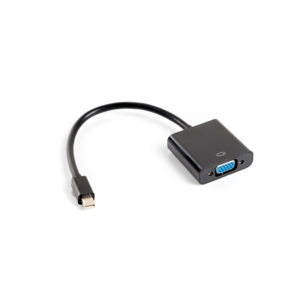 Adaptador lanberg minidisplayport macho -  vga hembra 20cm negro